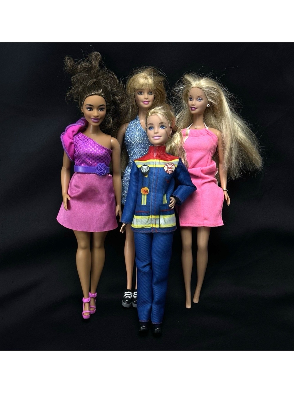 Mattel Barbie Doll Lot Mixed Some Vintage Toys with Clothing 5147